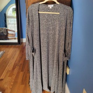 NEW WITH TAG LuLaRoe Sarah - Small - Ribbed heathered grey